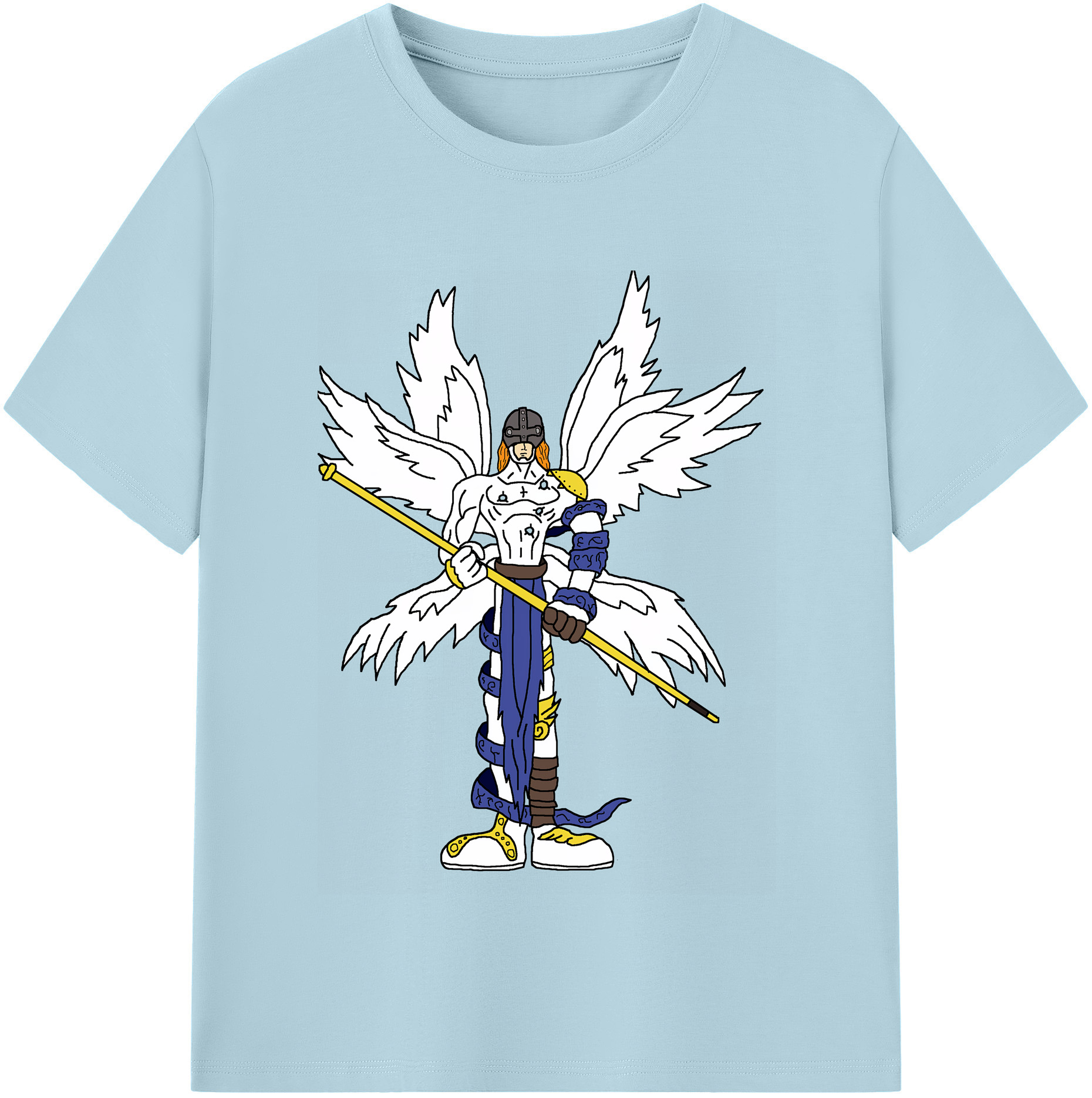 （画像用） Digimon デジタルモンスター/デジモン 綿100％半袖Tシャツ（フロントプリント）